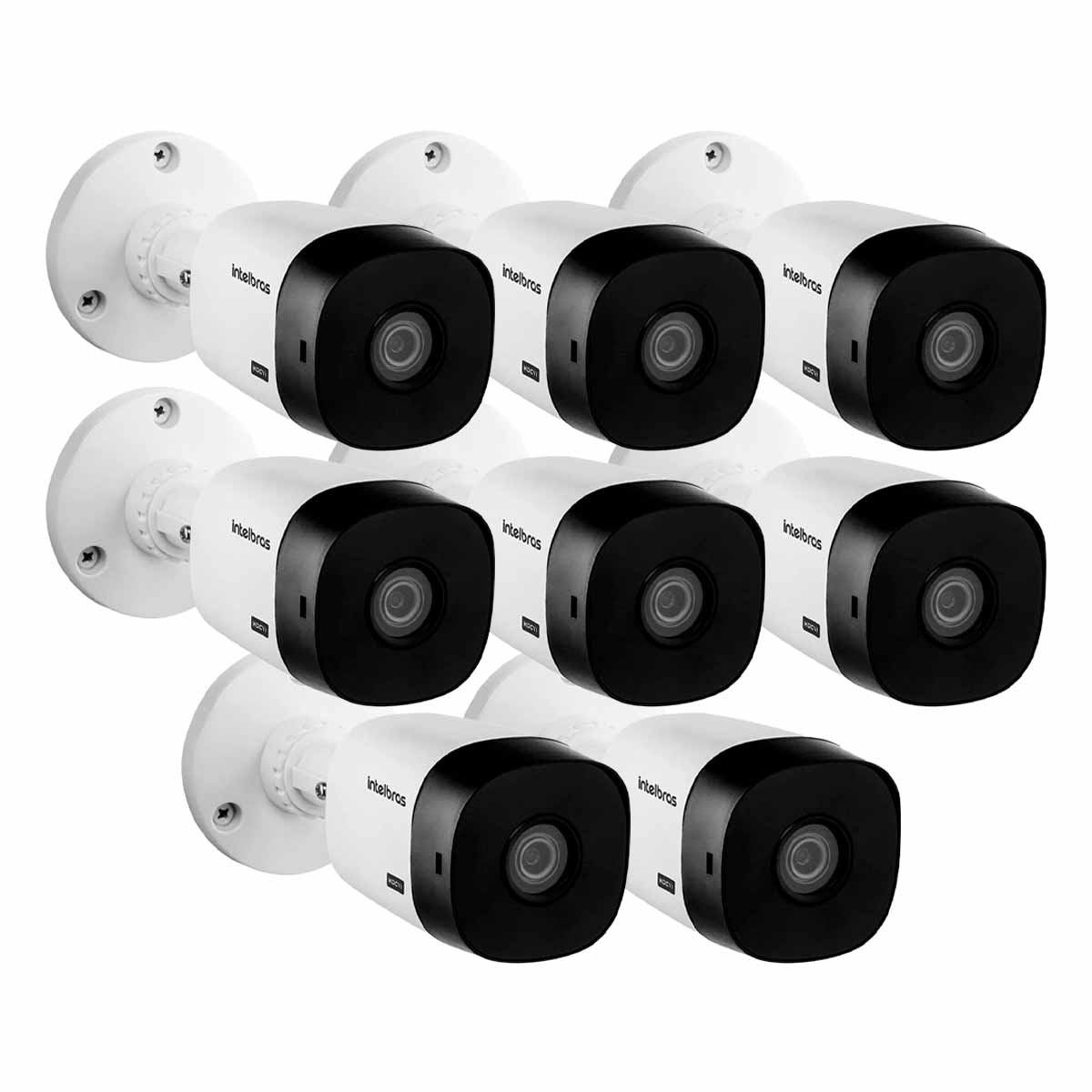 Kit 8 Câmeras Intelbras VHL 1220 Bullet G8 HDCVI Full HD 1080p Visão Noturna 20m, IP66