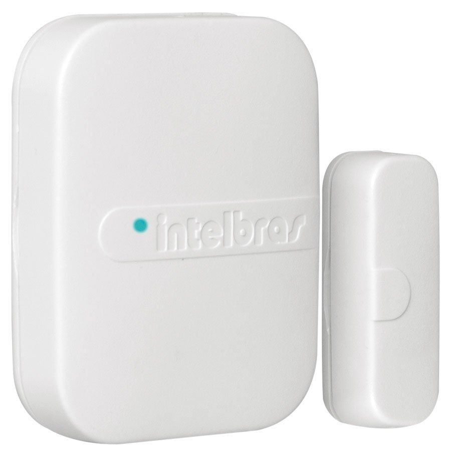 Sensor Magnético de Abertura de Porta e Janela XAS 4010 Smart Intelbras Sem Fio